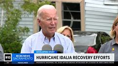 President Biden visits Florida after Idalia, promises federal aid