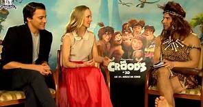 Janine Reinhardt und Kostja Ullmann treffen auf Peep - die Croods