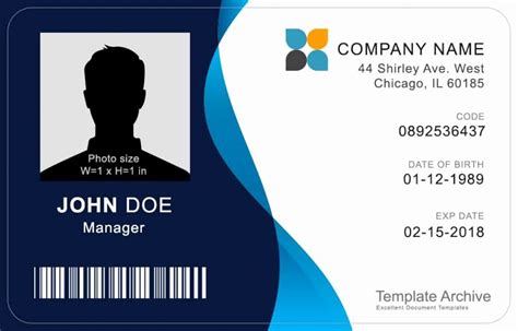 Medical Professional ID Card Template