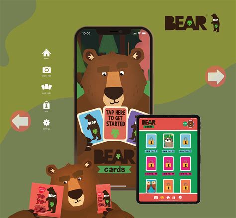 Bear Cards App Designs