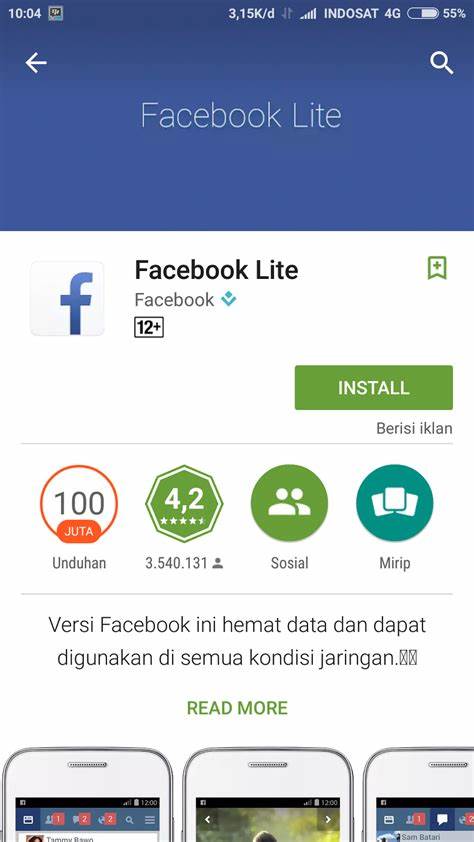 Download Aplikasi Facebook Lite Ganda