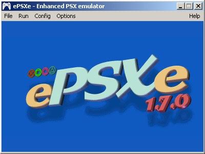 ePSXe 1.7.0 displays a black screen