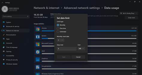 Limit Bandwidth