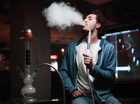smoking hookah