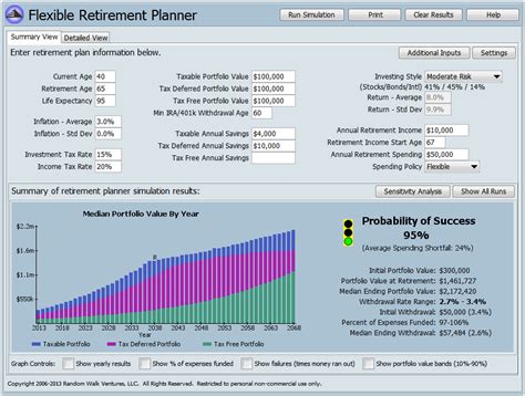 retirement plan simulation