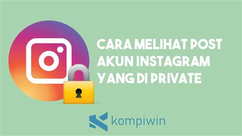 akun instagram private jaringan terbatas