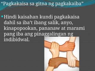 pagkakaisa sa iba
