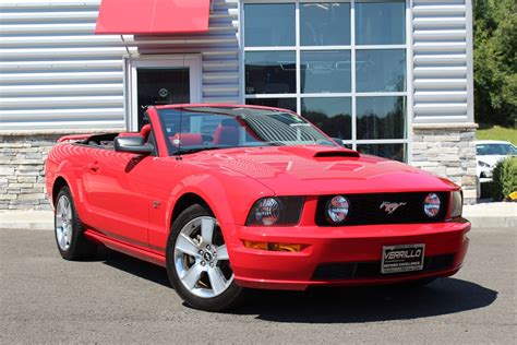 Interior view of a 07 Ford Mustang Convertible dashboard showing safety indicators