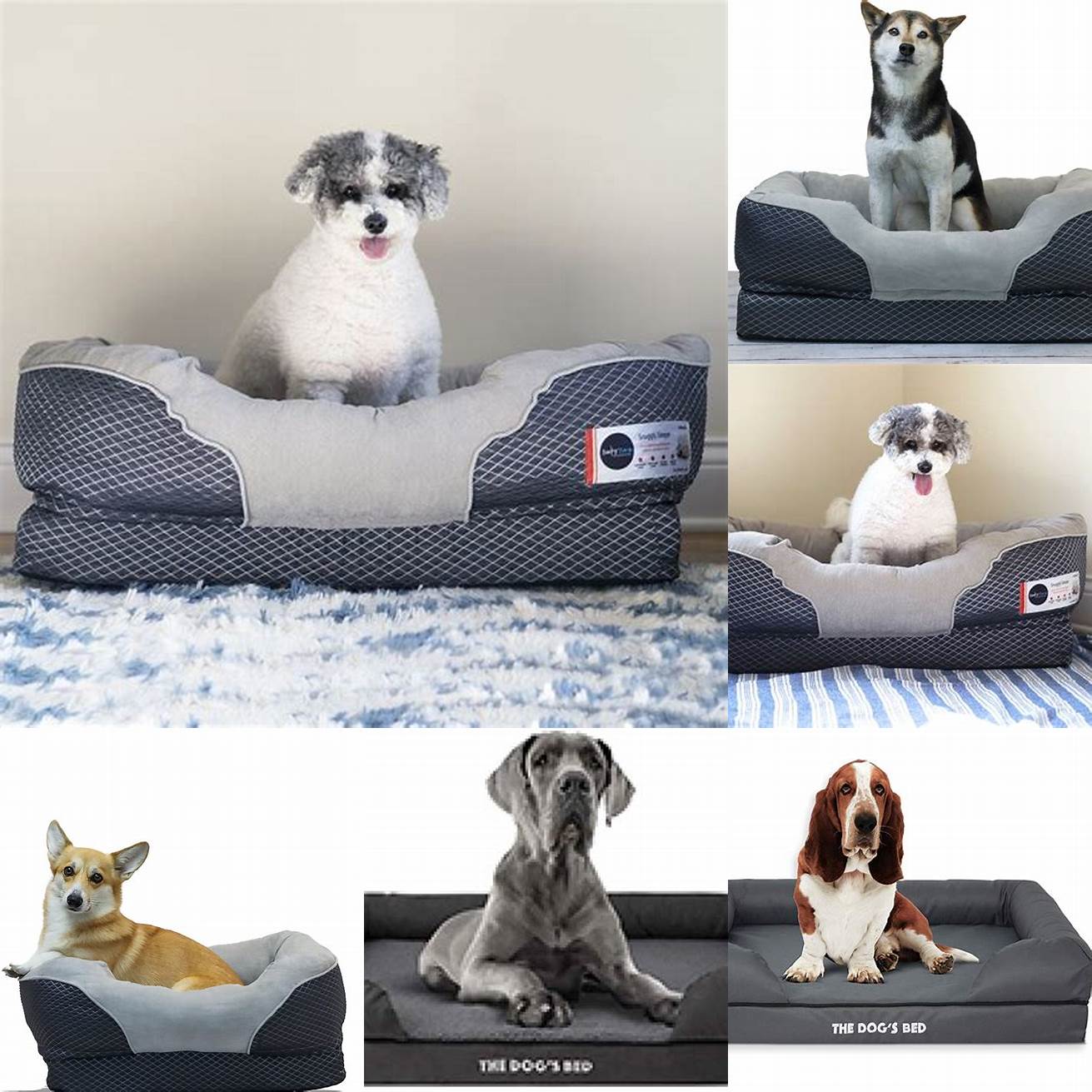1 Best Overall The BarksBar Orthopedic Dog Bed