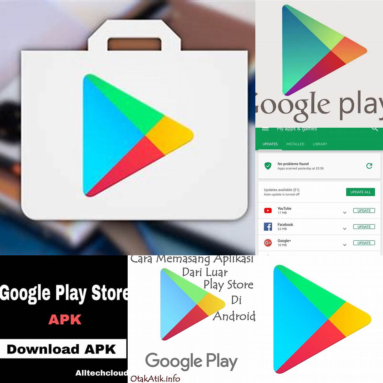 1 Buka aplikasi Google Play Store di perangkat Android Anda