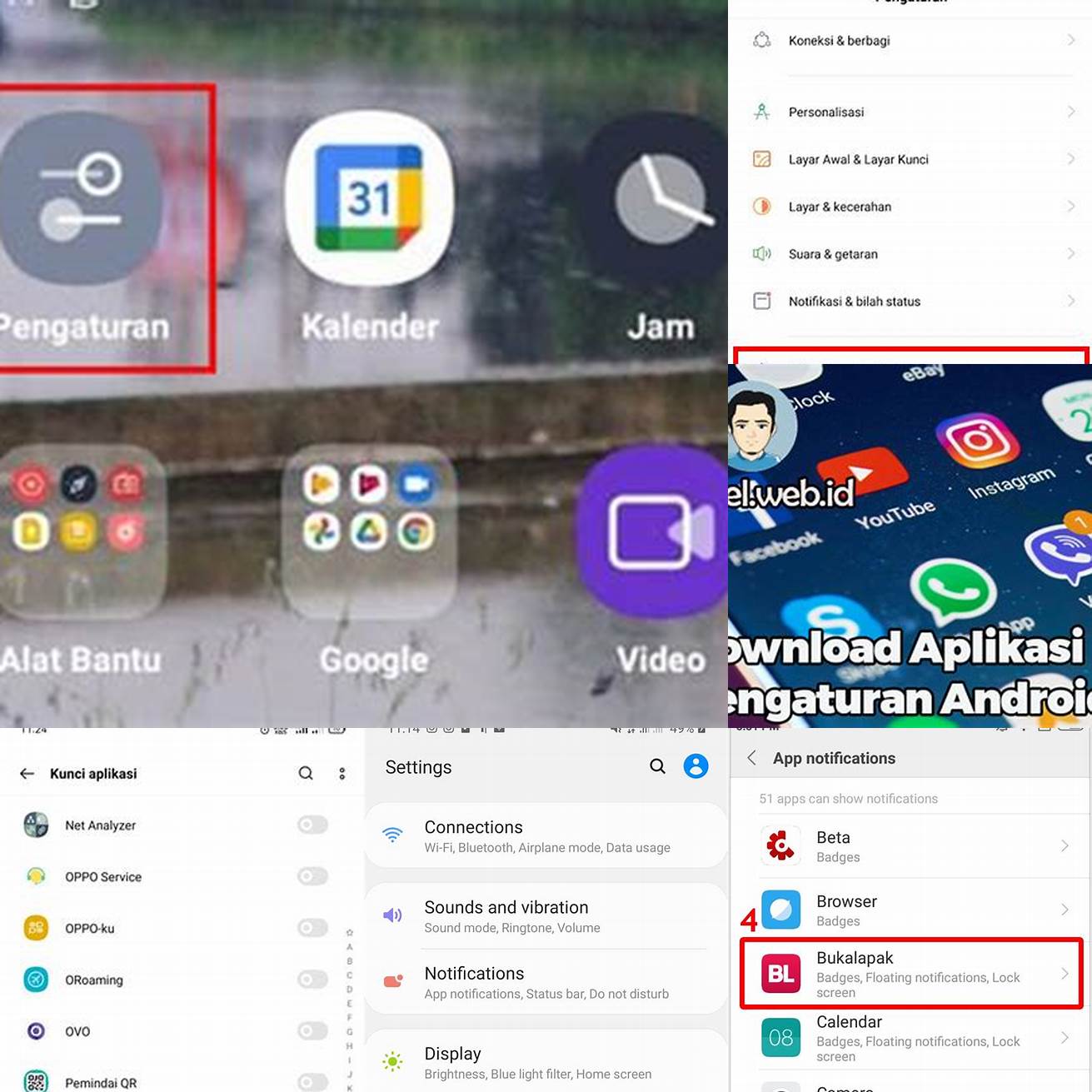 1 Buka aplikasi Pengaturan di perangkat Android Anda