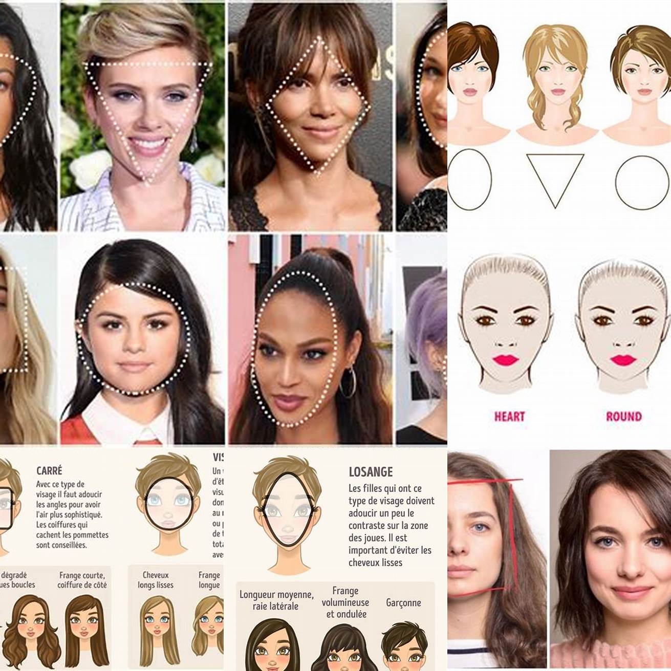 1 Choisissez une coiffure qui correspond à la forme de votre visage