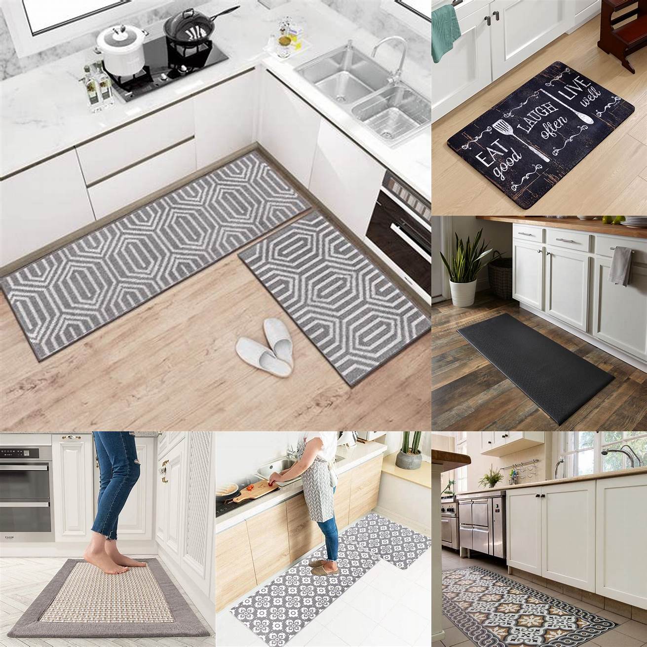 1 Choose a mat that fits your kitchen and your needs