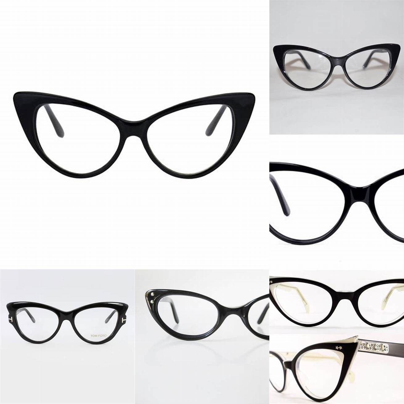 1 Classic Black Cat Eye Glasses