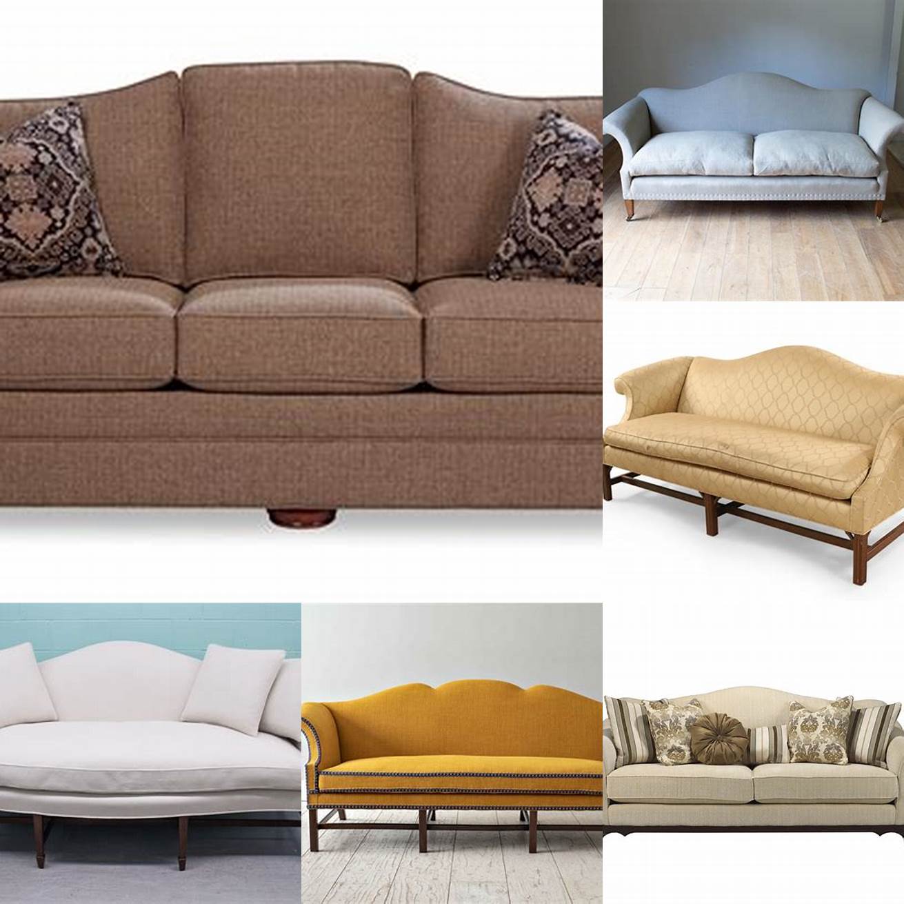 1 Consider the size and scale of your room before purchasing a Camel Back Sofa