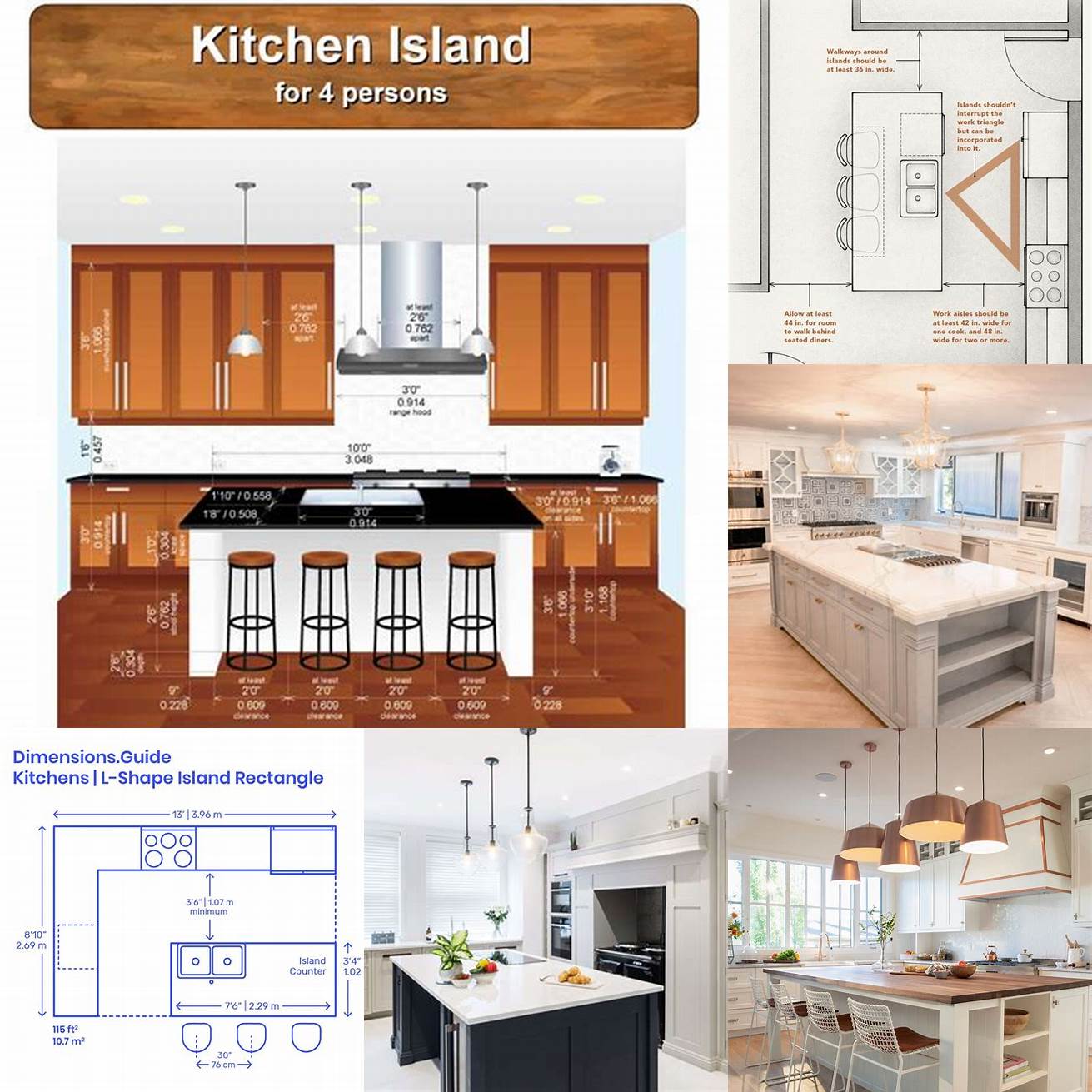1 Consider the size of your kitchen island
