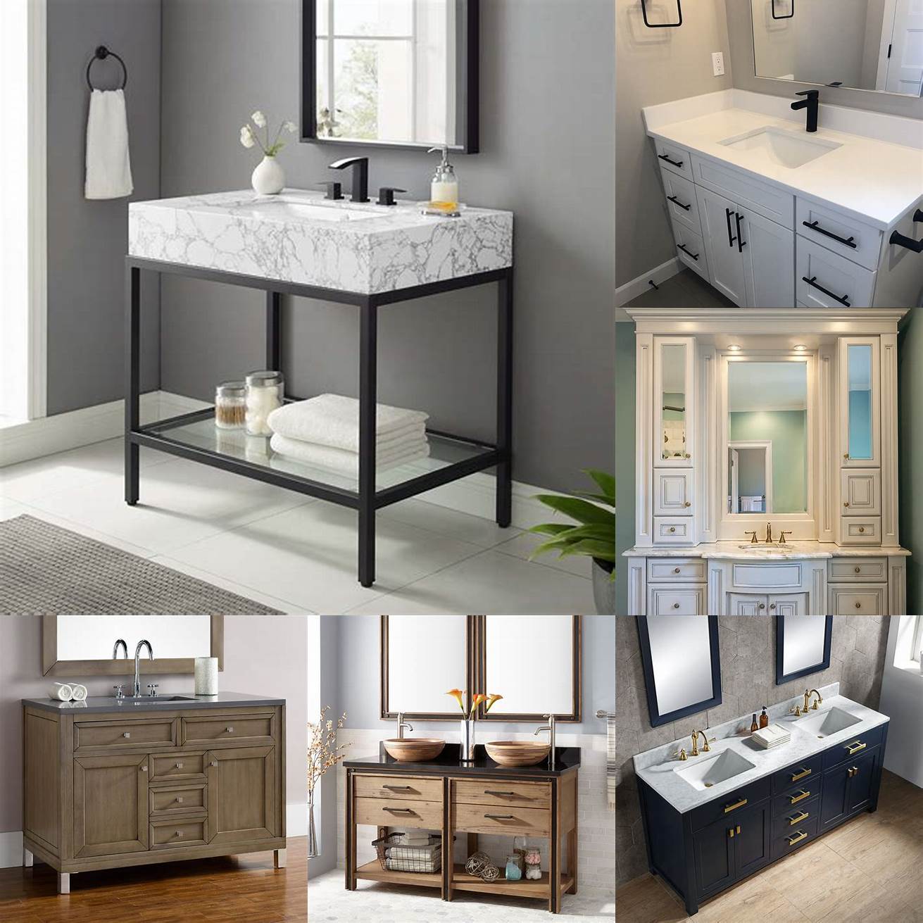 1 Cost Metal vanities can be more expensive than other materials such as wood or laminate