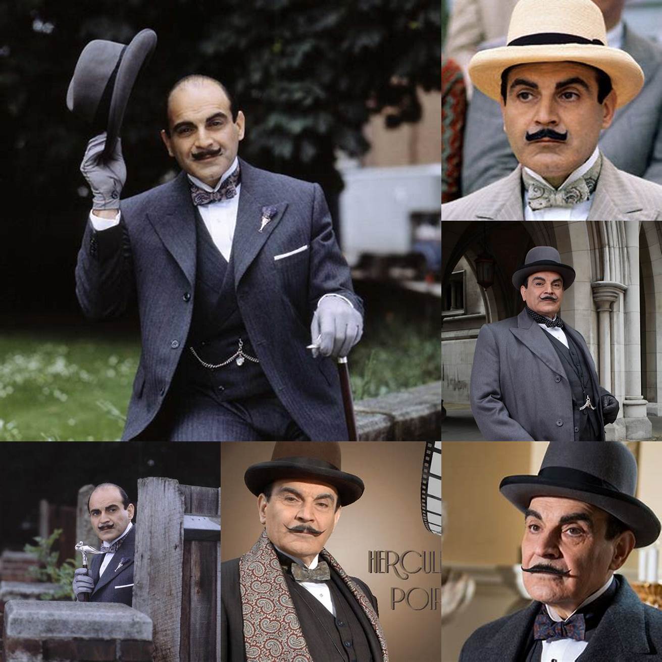 1 David Suchet - Played Hercule Poirot