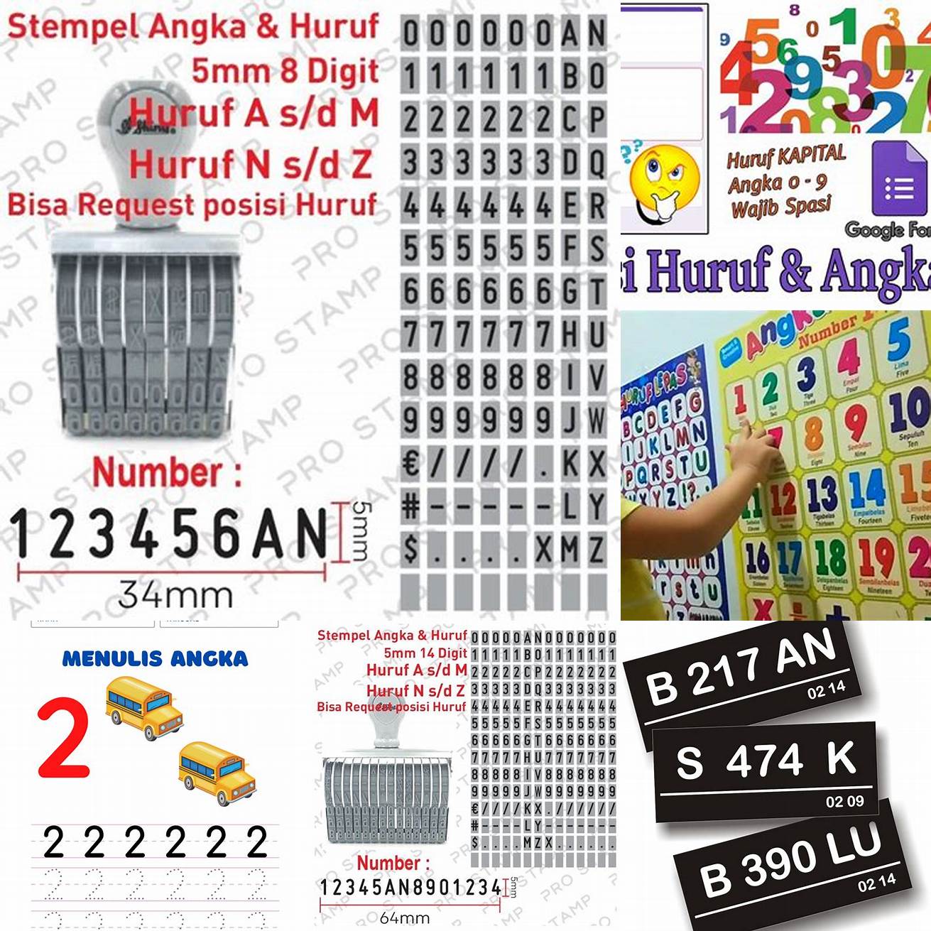 1 Kombinasi angka dan huruf misalnya BNI123abc