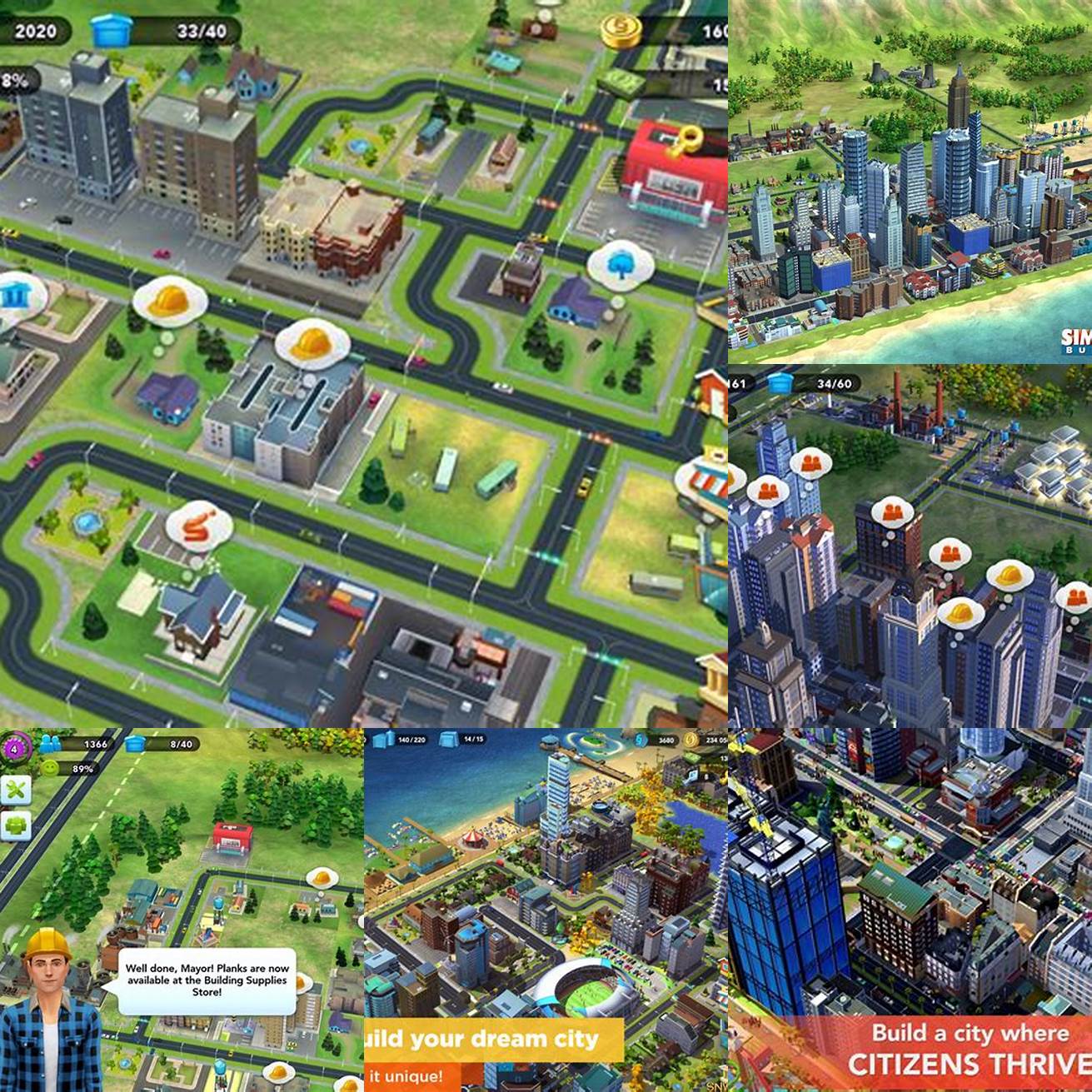 1 Screenshot tampilan game SimCity BuildIt