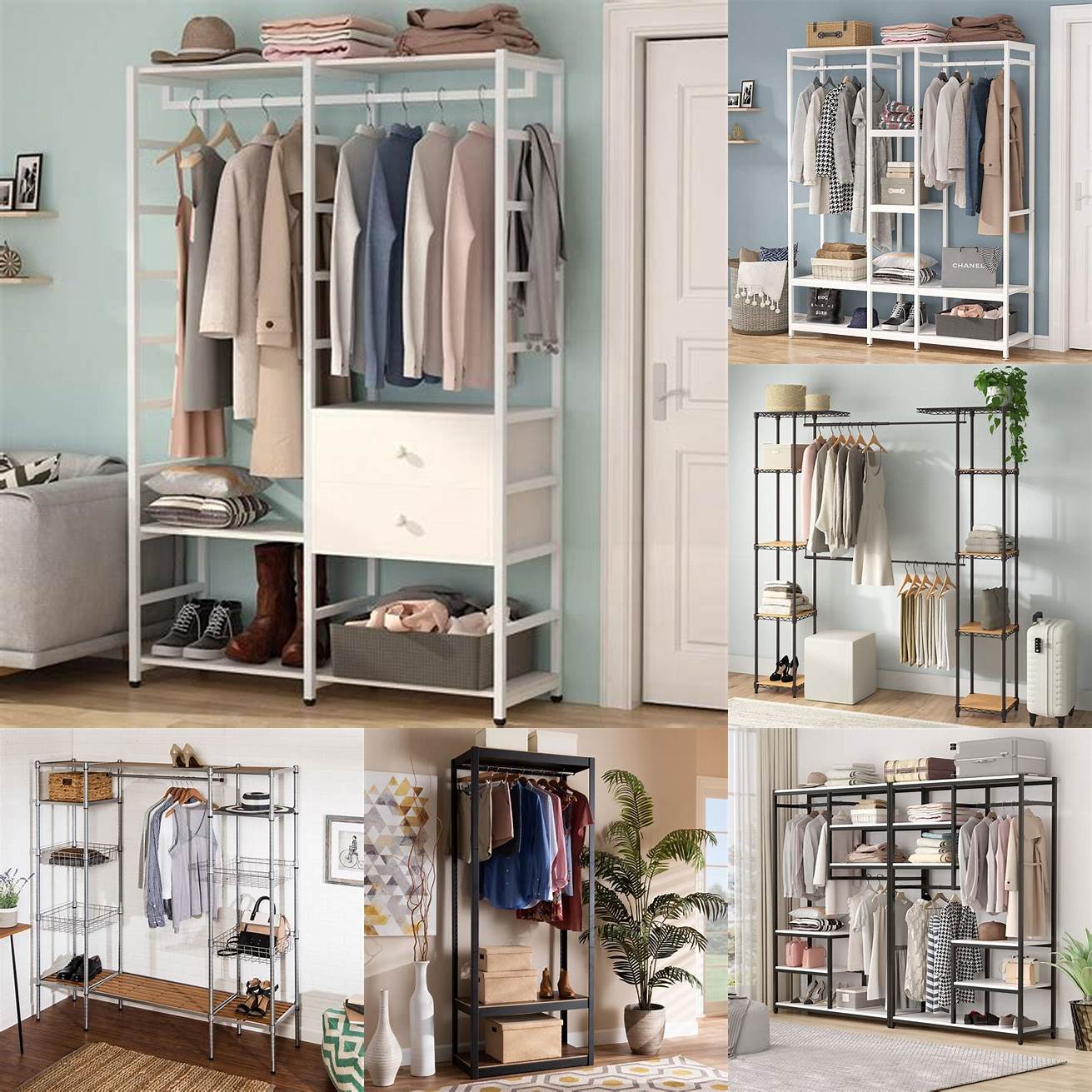 1 Wardrobe a free-standing closet that can be moved from room to room It is ideal for those who move frequently or need additional storage space