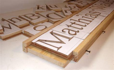 1 Inch Router Letter Templates