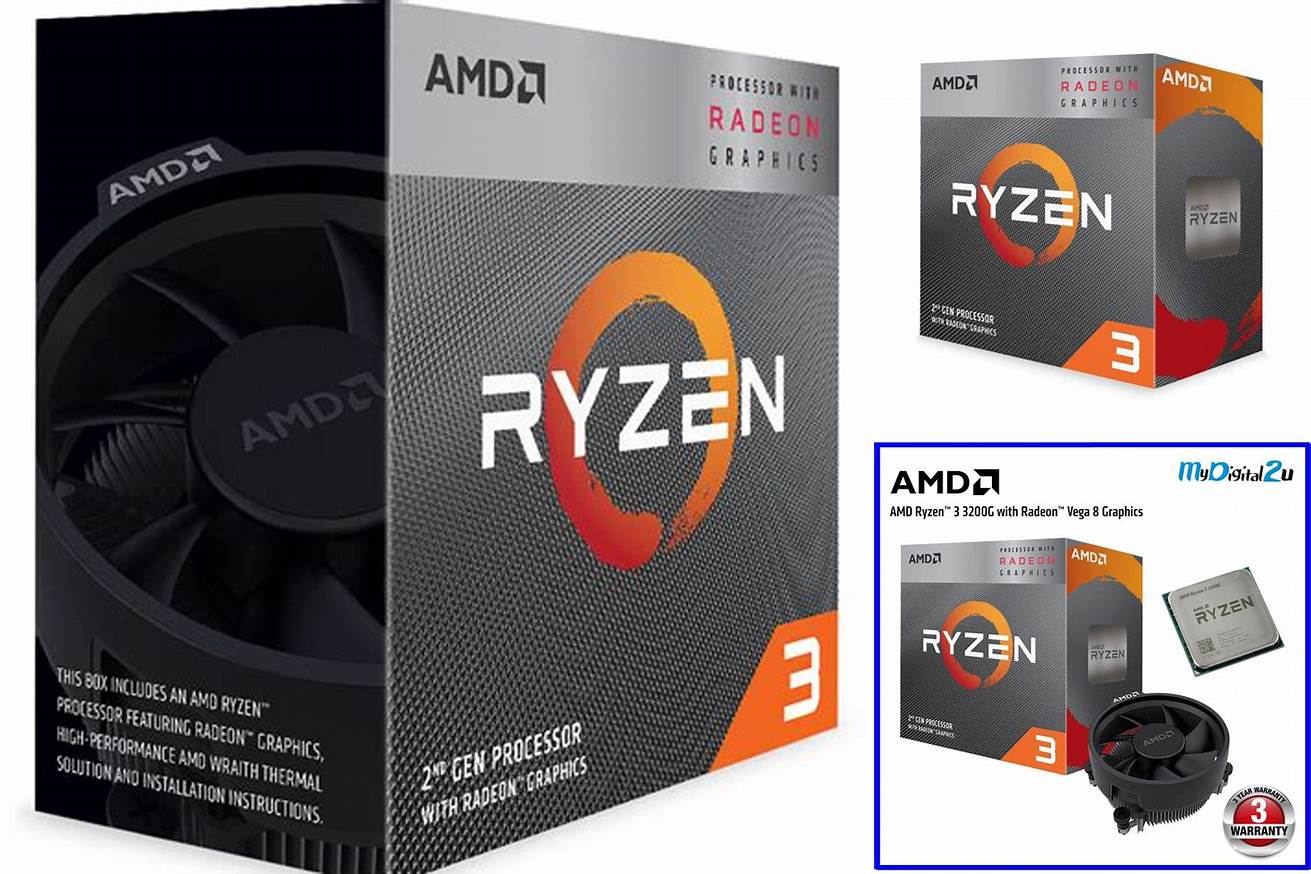 1. AMD Ryzen 3 3200G