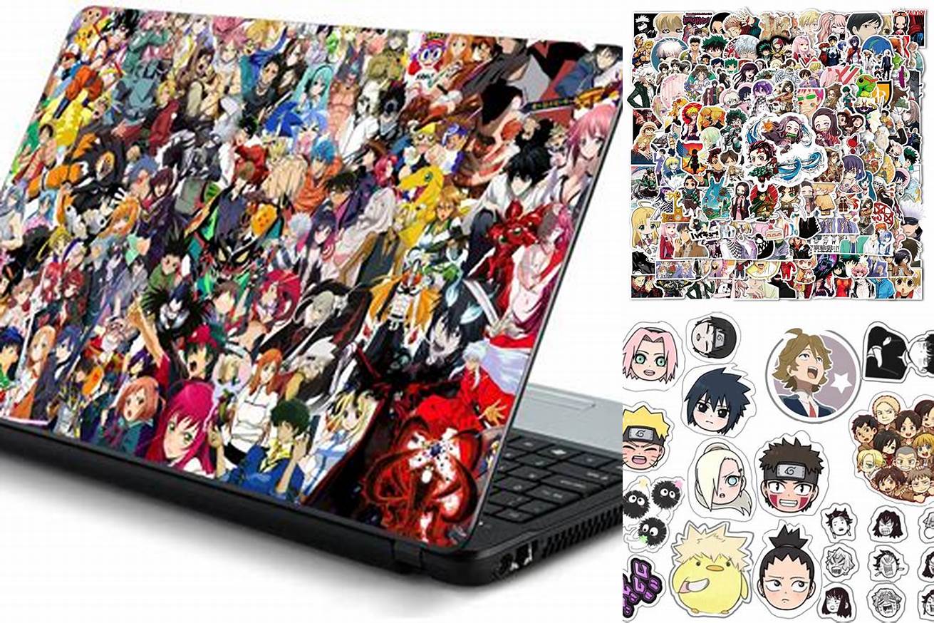 1. Stiker Laptop Anime