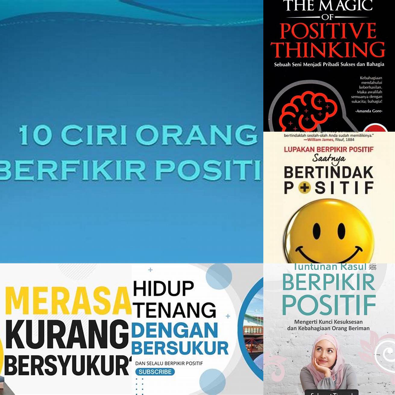 10 Tetap Berpikir Positif dan Bersyukur