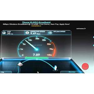 10Mbps internet speed