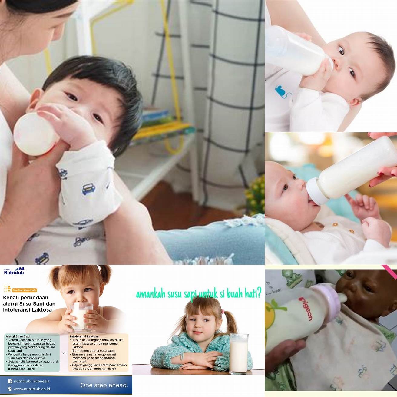 11 Hindari Memberikan Susu Sapi Sebelum Bayi Berusia 1 Tahun