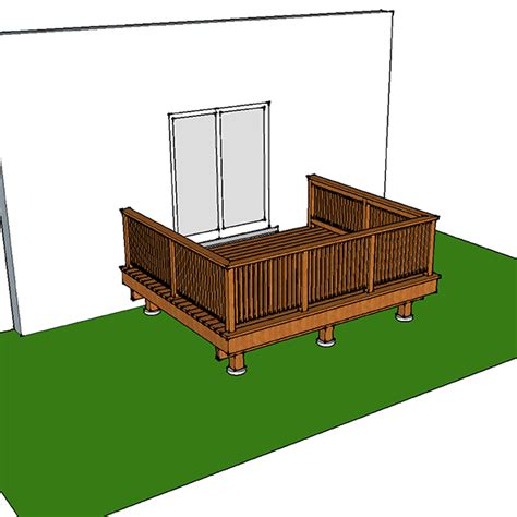 12x10 deck plans