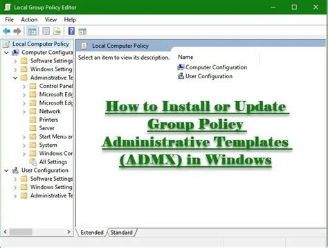 1703 Admx Template Group Policy Windows Update
