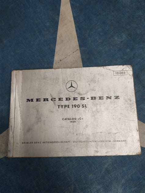 190sl Parts Catalog