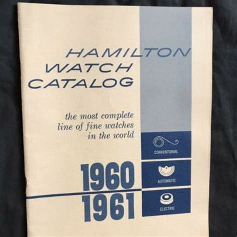 1960 Hamilton Watch Catalog