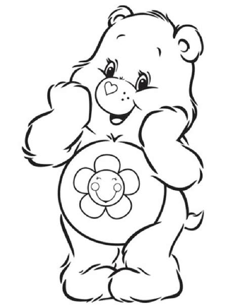 1980's care bears coloring pages