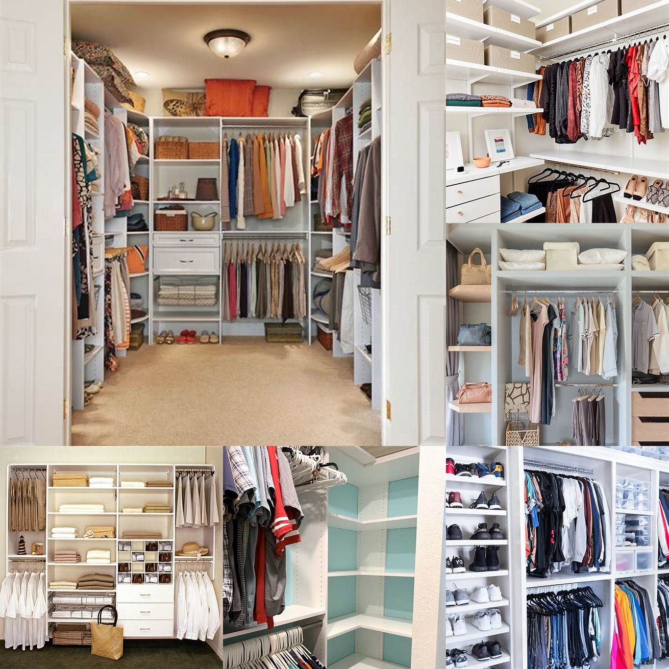 2 Better organization Closet furniture can help you keep your clothes and personal items in order making it easier to find what you need when you need it
