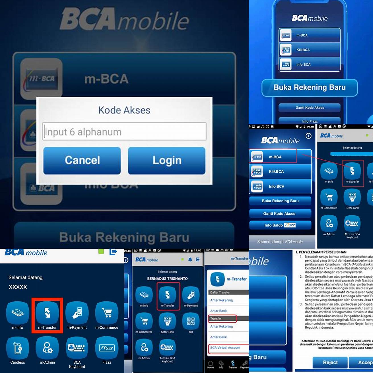 2 Login ke akun BCA mobile Anda