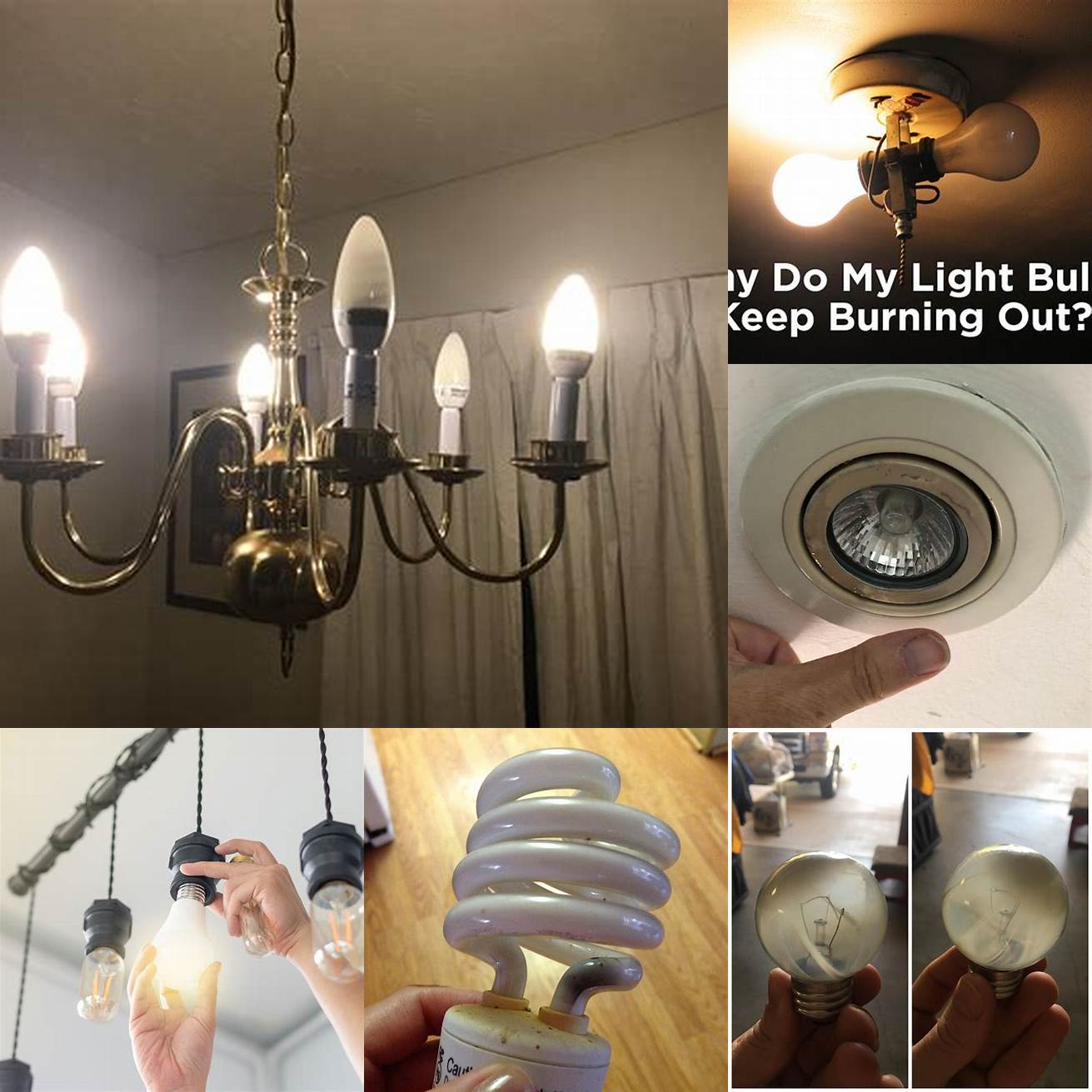 2 Replace burned-out bulbs promptly