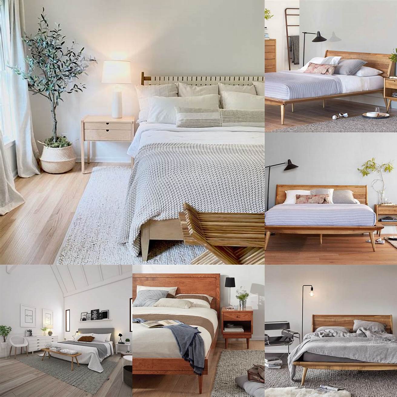 2 Scandinavian Bed Set
