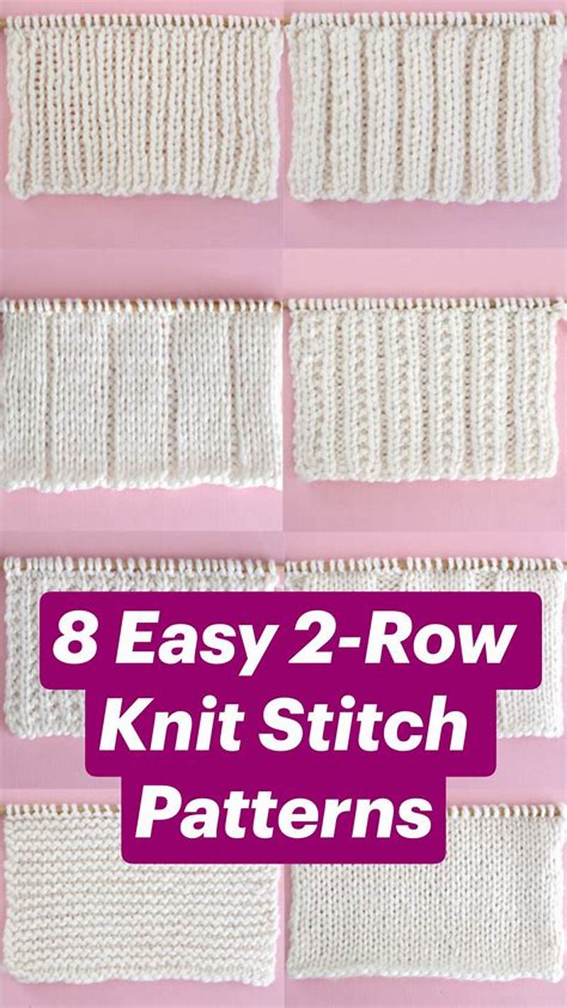 2 Row Knit Pattern