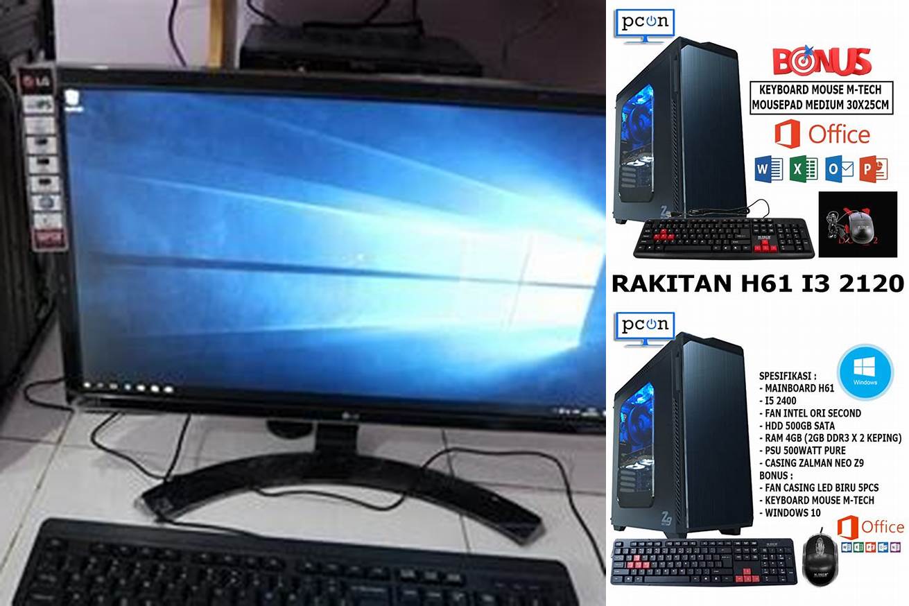 2. PC Rakitan Gaming Warnet B