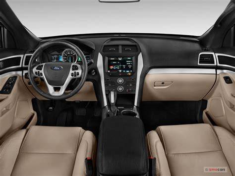 Dashboard of the 2015 Ford Explorer XLT, highlighting the SYNC infotainment system