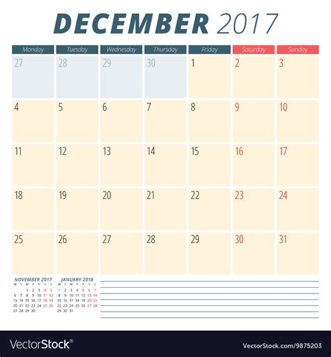 2017 Free Printable Planner
