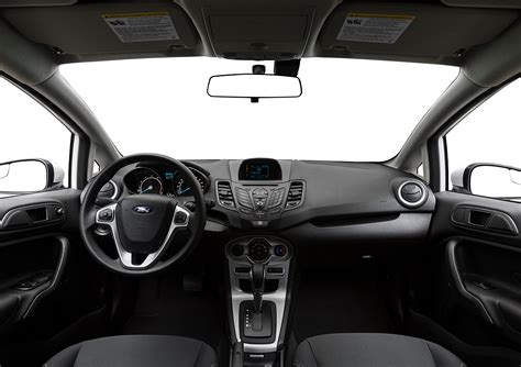 The stylish and functional interior of a 2017 Ford Fiesta