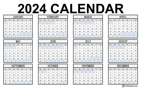 20204 Free Printable Calendar