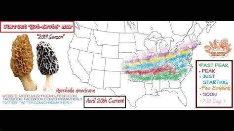 2022 morel mushroom map