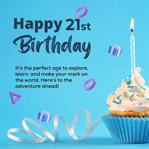 21st birthday wishes for friend