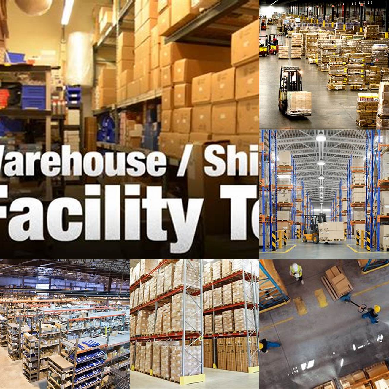 3 Behind-the-scenes footage of a wholesale distributors warehouse and shipping facilities