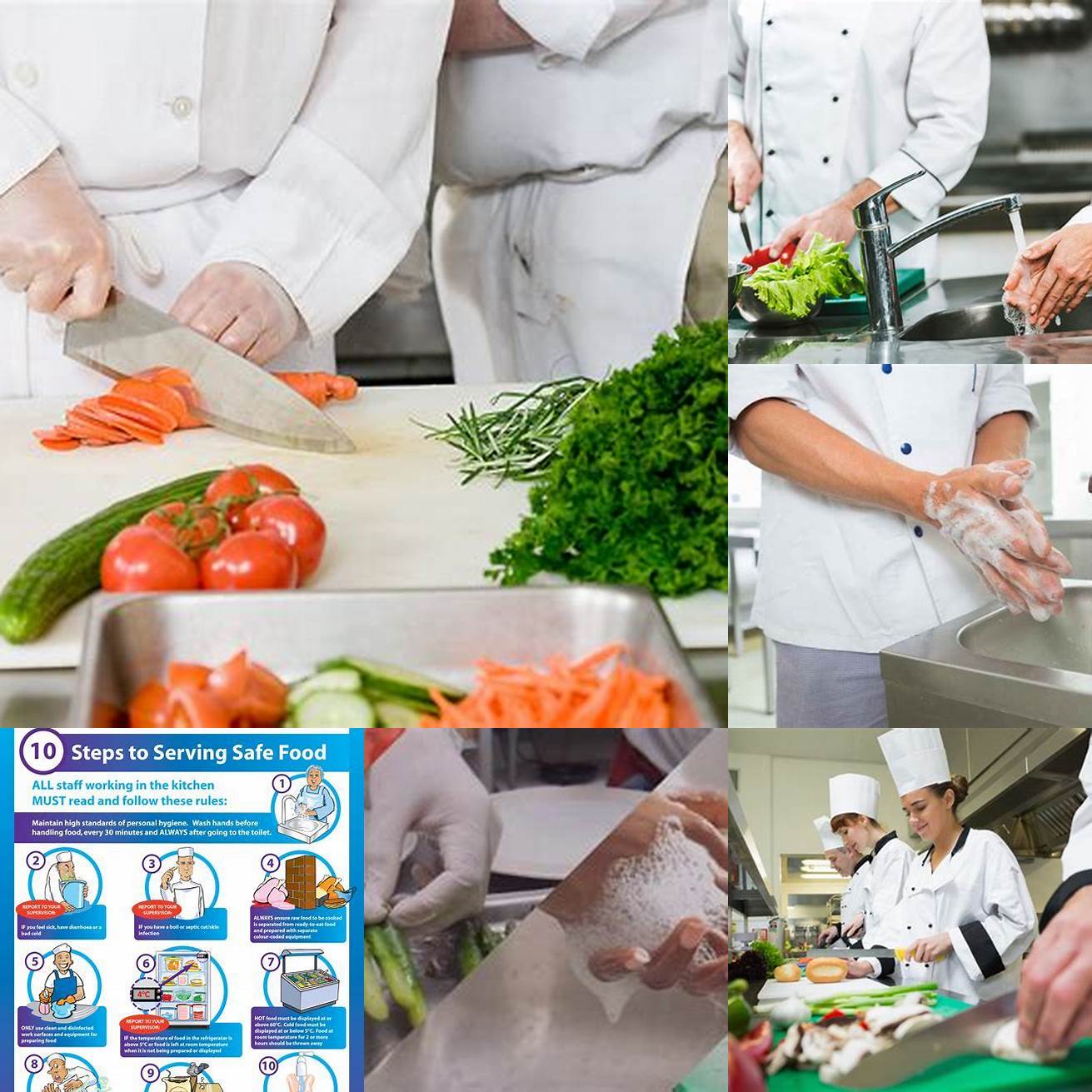 3 Employee training Train your staff on proper food handling and safety procedures and enforce strict hygiene policies